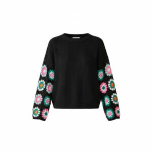 sweet generis Sweater Crochet Granny Square Sleeves